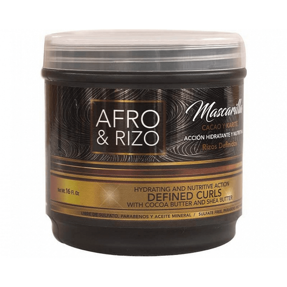 Afro & Rizo - Mascarilla Para Cabello Rizado - 473 Ml