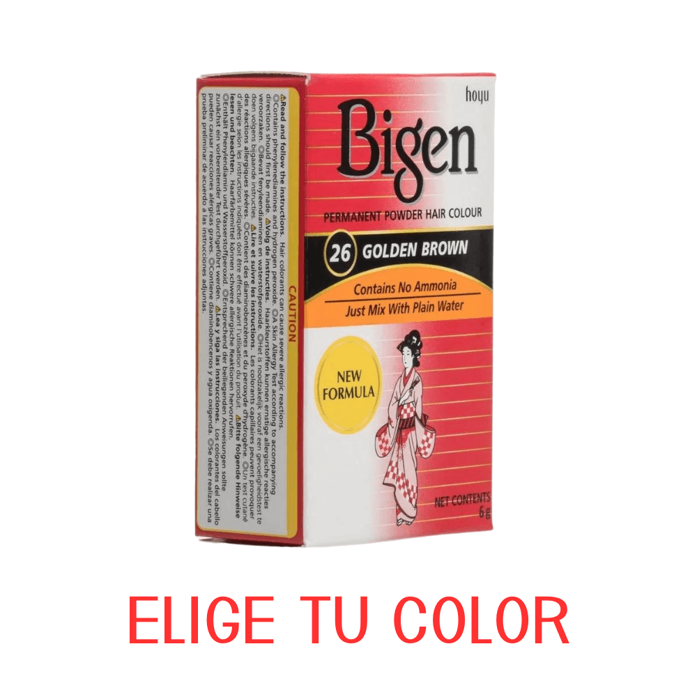 Bigen - Polvo Permanente Color De Cabello - 6g