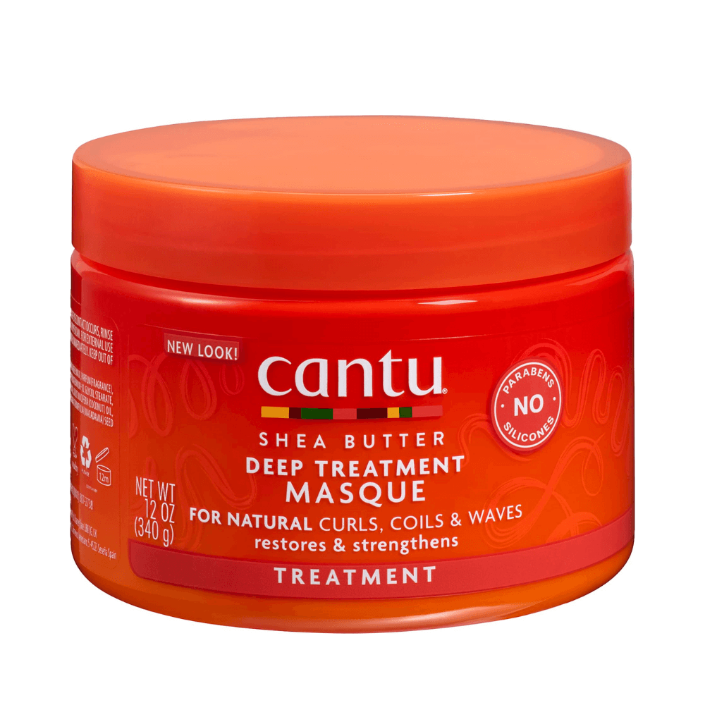 Cantu - Shea Butter Natural Hair Deep Tratamiento Masque - 340 Gr - Mascarilla De Hidratación Y Reparación Del Cabello Seco Y Quebradizo.