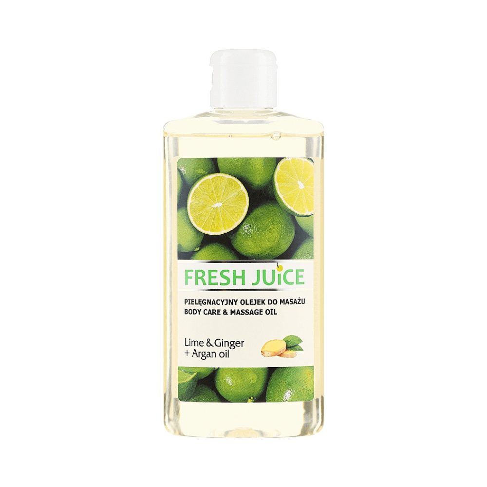 Fresh Juice - Aceite Corporal y de Masaje Lima &amp; Jengibre + Aceite de Argán - 150 ml