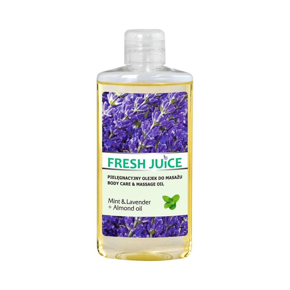 Fresh Juice - Aceite Corporal y de Masaje Menta &amp; Lavanda + Aceite de Almendras - 150 ml