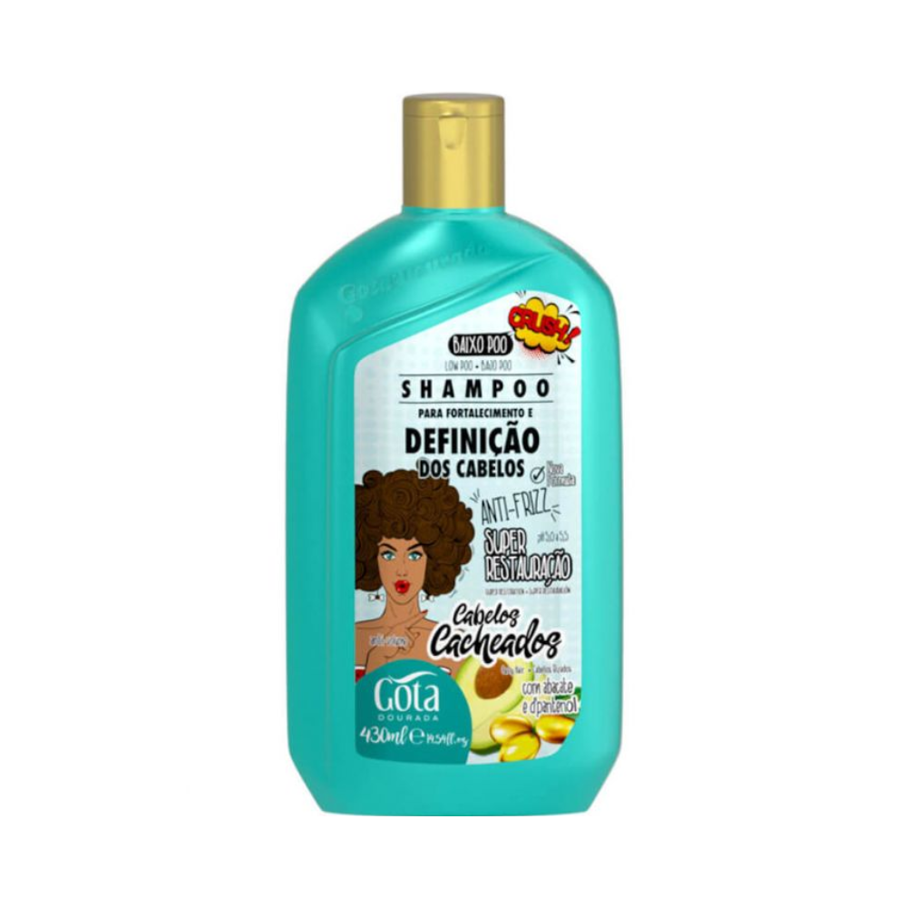 Gota Dourada - Champú Fortalecedor para Cabello Rizado 430 ml