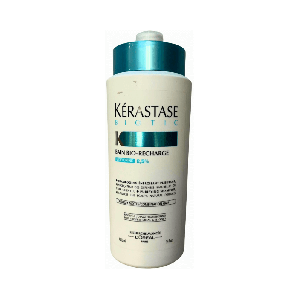 Kérastase - Biotic Bain Bio Recharge - Champú Para Cabello Mixto - 1000 Ml