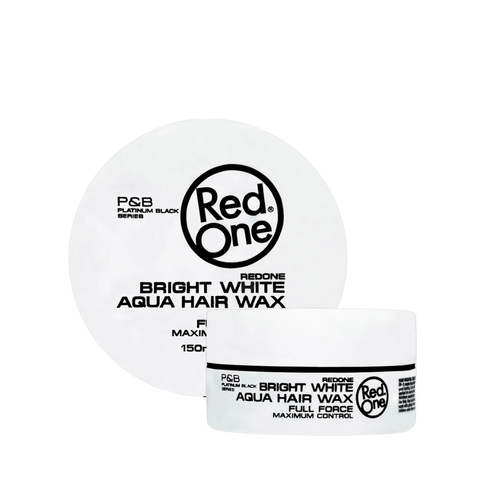 Red One - Bright White - Aqua Hair Wax - Full Force - 150ml