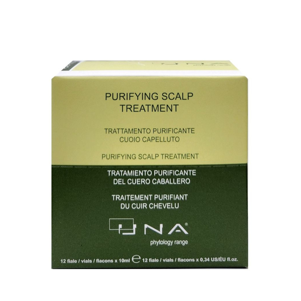 Rolland UNA - Purifying Scalp Treatment - Tratamiento Anticaspa - 12 Ampolla