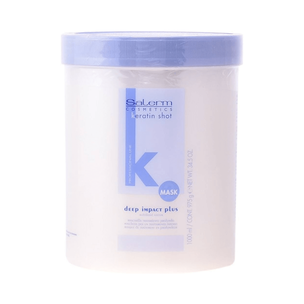 Salerm - Keratin Shot Deep Impact Plus Mask - For Straightened Hair - 1000 Ml