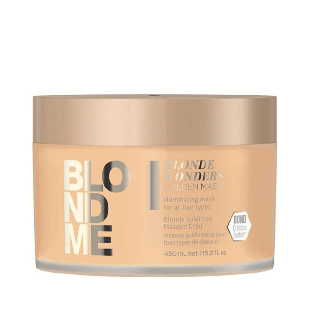 Schwarzkopf - Blondme Blonde Wonders Golden Mask - Mascarilla Brillo - 450 Ml