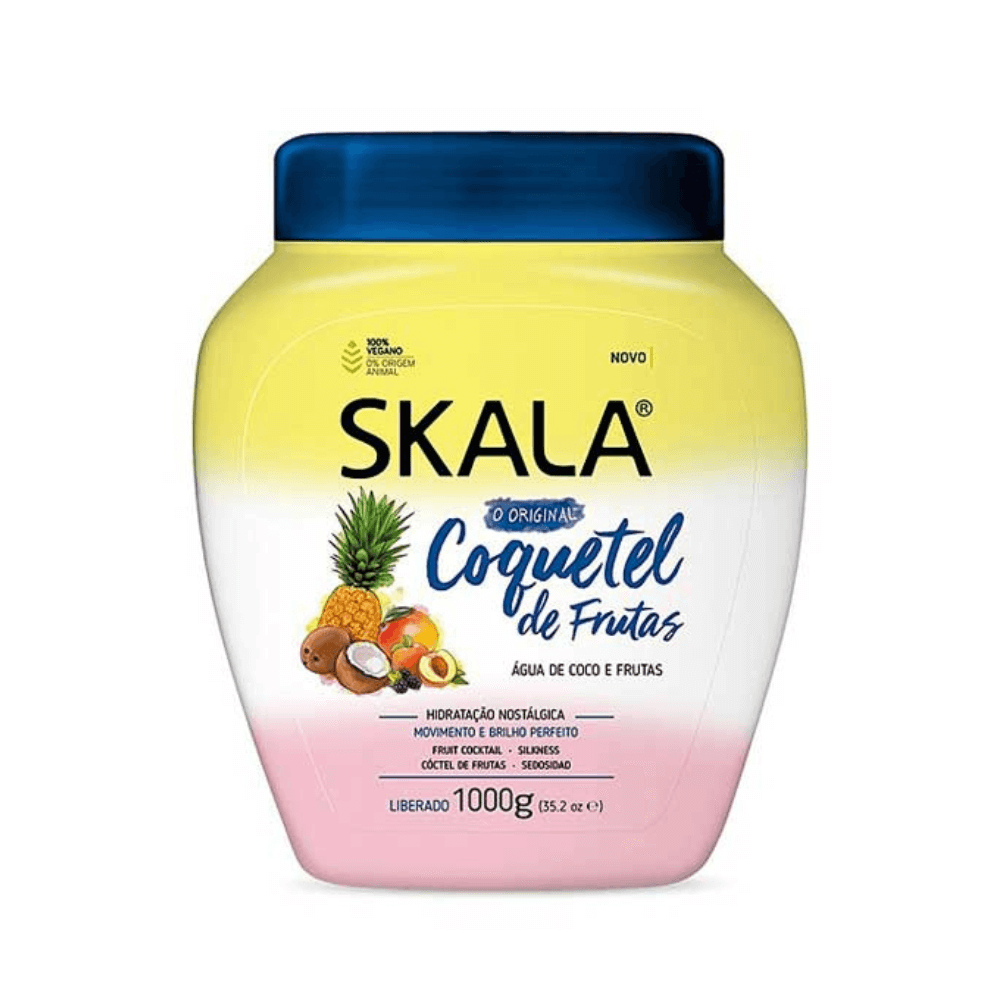 Skala - Crema Acondicionadora Cóctel De Frutas - Cabello Seco Y Sin Brillo - 1000g